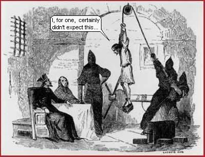 This guy didn't expect the Spanish Inquisition!