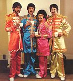 The Rutles in Sgt Rutters uniforms
