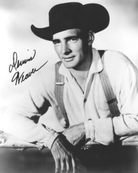 Dennis Weaver in late 50's-early 60's