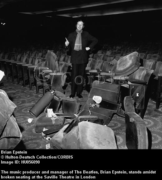 Brian posing amongst seat damage at the Saville