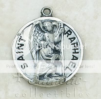 CREED St. Raphael LARGE Sterling Relief Medal NEW  