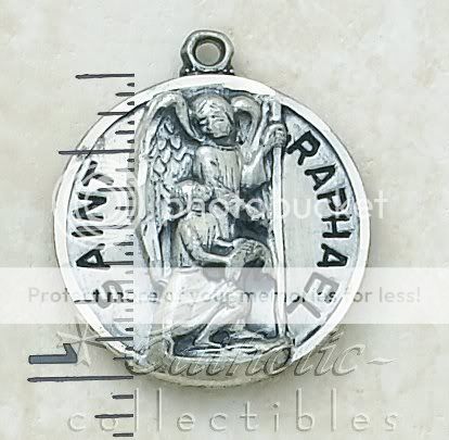 CREED St. Raphael LARGE Sterling Relief Medal NEW  