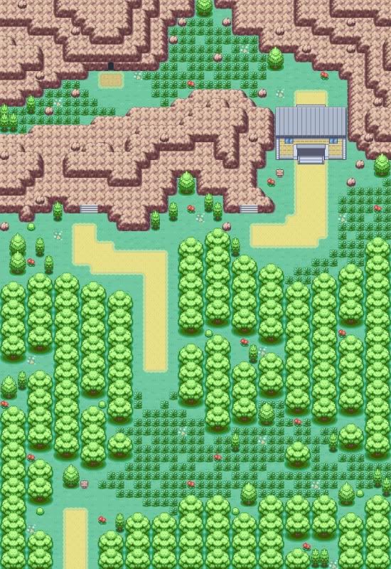 Pokémon Game Map Off