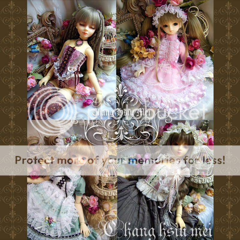 Chang Hsiu Meis Doll Dress Pattern No.3(for BJD)  