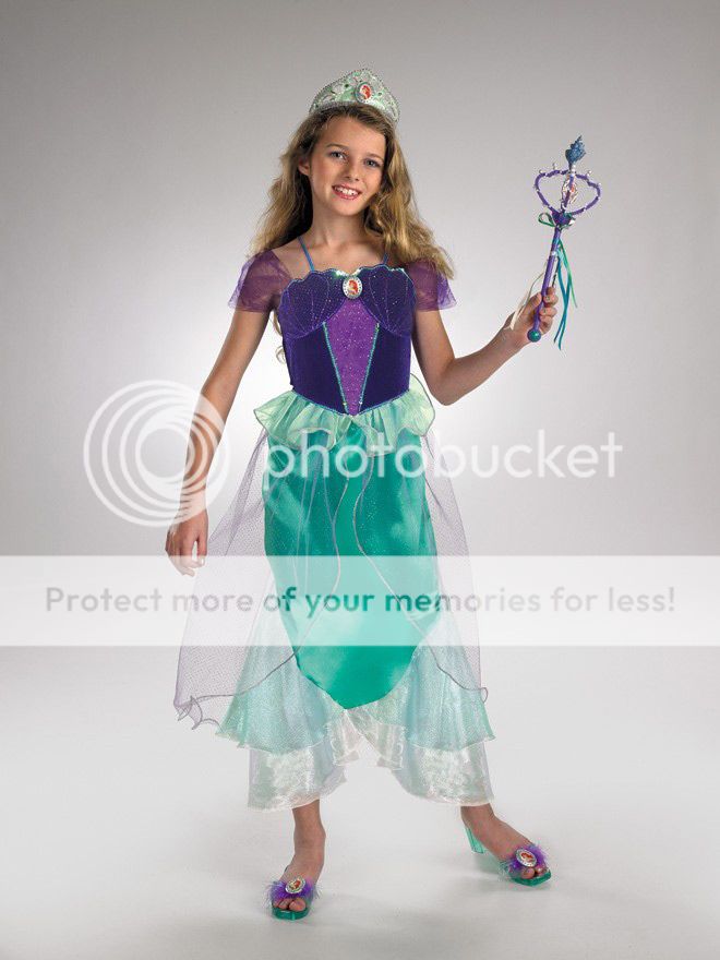 Disney The Little Mermaid Ariel Halloween Costume Dress Child 6358