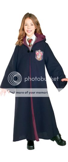HARRY POTTER HALLOWEEN COSTUME KIT Robe Wand Glasses Child 5378