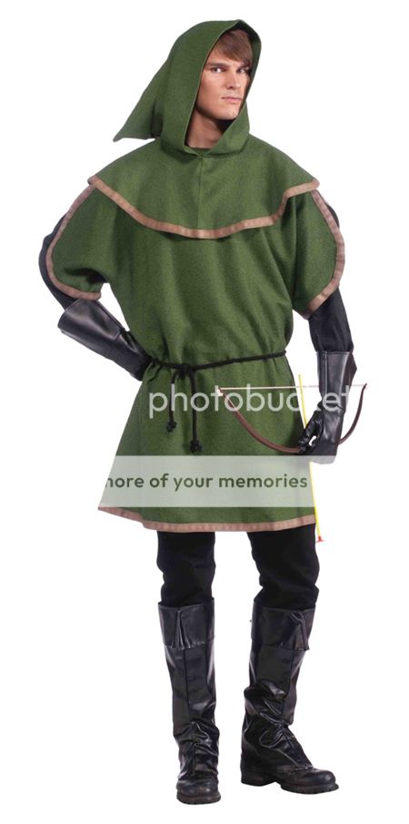 Sherwood Forest Archer Tunic Halloween Costume Renaissance Medieval ...