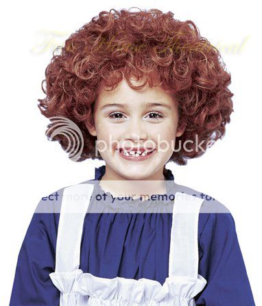 ORPHAN ANNIE NATURAL RED WIG Halloween Costume Accessory 21057