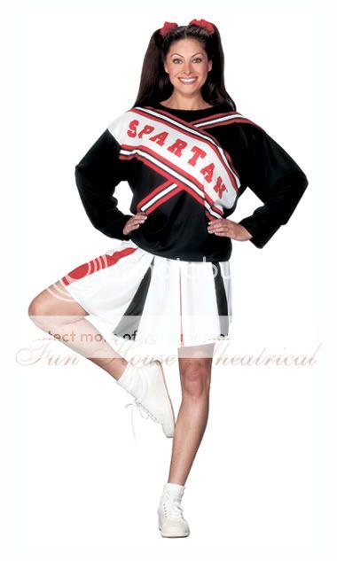 Spartan Spirit Cheerleader Costume SNL Woman 100174