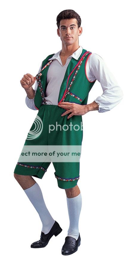 Bavarian German Lederhosen Oktoberfest Costume Swiss Alpine Green