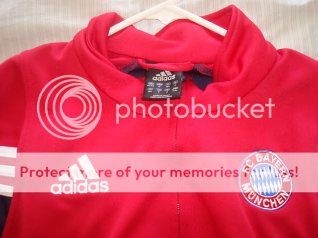 Bayern Munich Muenchen Germany Adidas soccer tracksuit suit jacket 