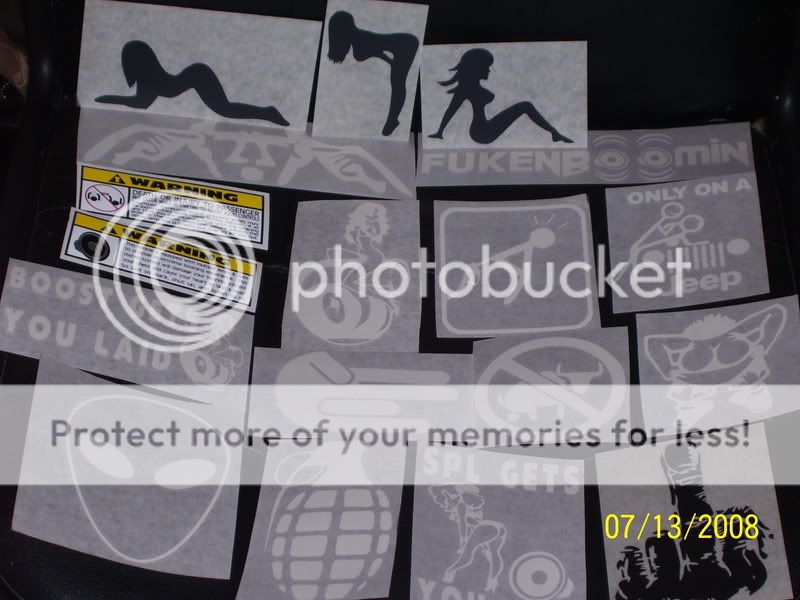 Car Audio Decals For 1 SMD Garage Sale New and Used NON Car Audio