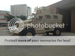 image showing OSU's new armored personnel carrier