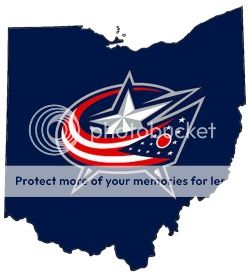 CBJ logo on a blue colored state of ohio