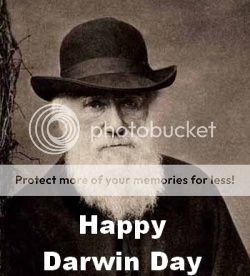 image of Charles Darwin with a hat