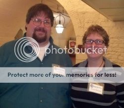 image of Doug Berger, co-chair Secular Coalition for Ohio, and Monette Richards, President of CFI NE Ohio and Legislative chair for the Secular Coalition for Ohio