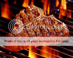 photo of a steak on a grill