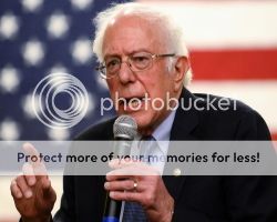 Bernie campaigning