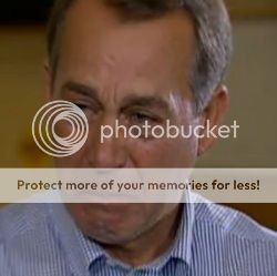 Image of emotional House Speaker John Boehner