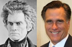 created image of John C. Calhoun & Mitt Romney