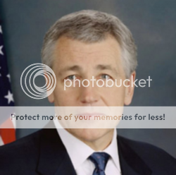 Offical government photo of Chuck Hagel