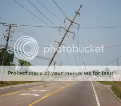 image of Downed power lines Hamilton Rd Columbus Ohio June 2012