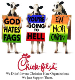 image of Eat more chikin and hate gays