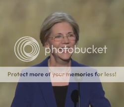 screencap of Elizabeth Warren speaking at the 2012 Democratic National Convention