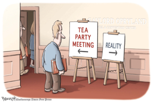 Tea Party meeting not reality