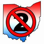 image of Ohio with a vote no on 2 logo