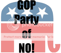 clipart of GOP: Party of NO!