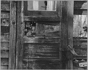 Image of a shack in the 1930's