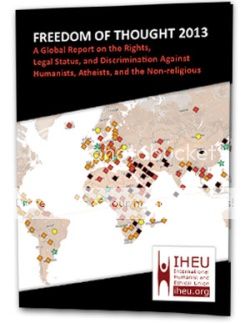 cover to The IHEU Freedom of Thought Report 2013