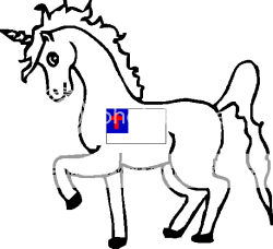 created image of A Christian Unicorn
