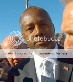 screencap of video of Dr. Ben Carson in Findlay Ohio on Wednesday 9-23-2015