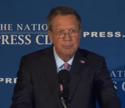 screencap Governor Kaisch Speaking at The National Press Club 11/17/2015