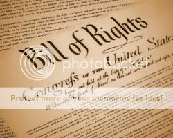 image of actual text of the Bill of Rights