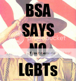image of BSA says no LGBTs