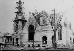 church being built