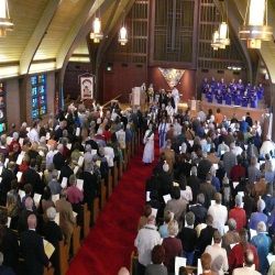 photo of a church service