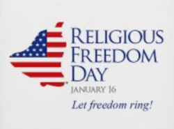 image of the logo for Religious Freedom Day