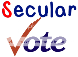 created image of a Secular Vote logo
