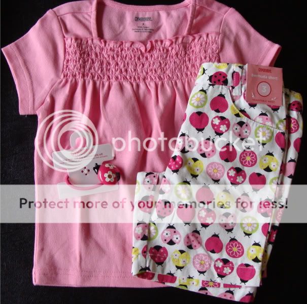 NWT Gymboree PRETTY LADY 3 Love Bug Top Short Hair Lot  