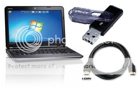   Laptop Netbook PNY 8Gb HDMI Cable Windows 7 WiMAX 884116055600  