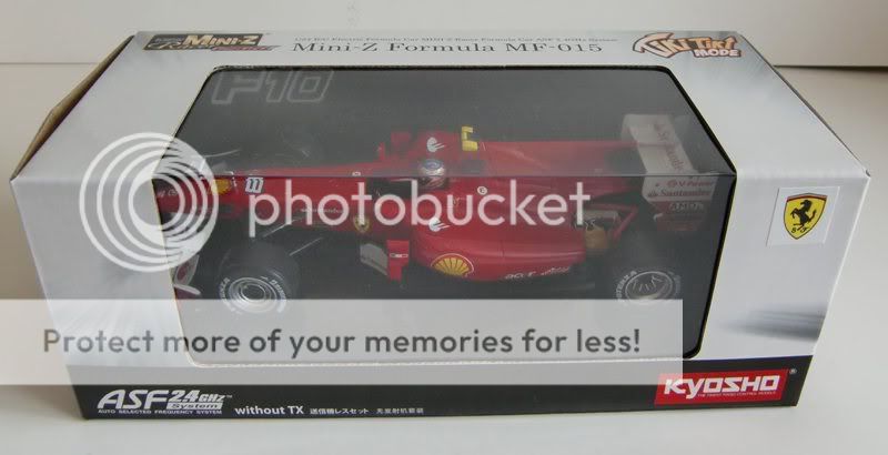 KYOSHO 1/24 MINI Z F1 FERRARI F10 No. 8 CHASSIS SET w. ASF2.4GHz 