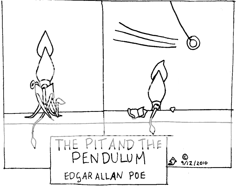 Squid Ink meets The Pit and the Pendulum by Edgar Allan Poe