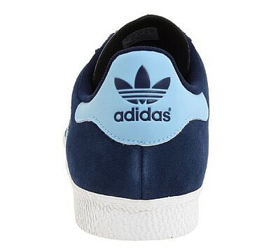 ADIDAS GAZELLE SUEDE Navy Blue kick trainers new UK8  