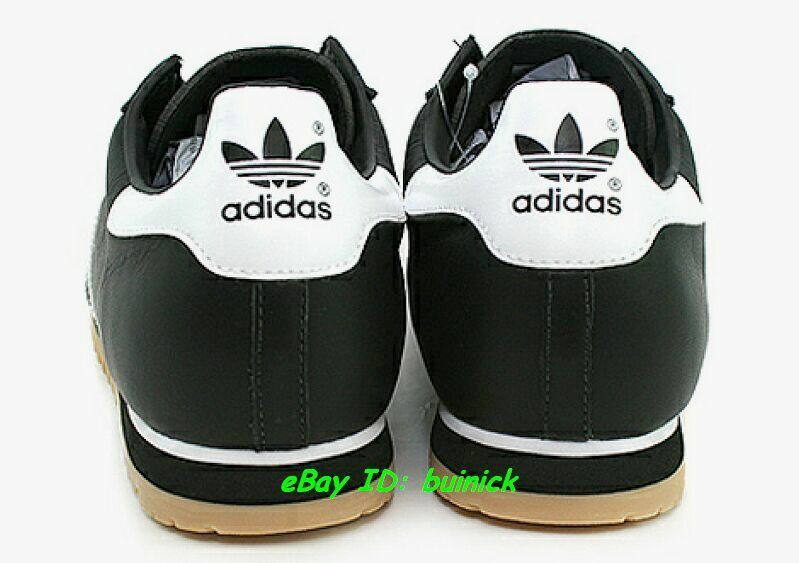 ADIDAS ROM Trainers Black White Gum kick country UK11  