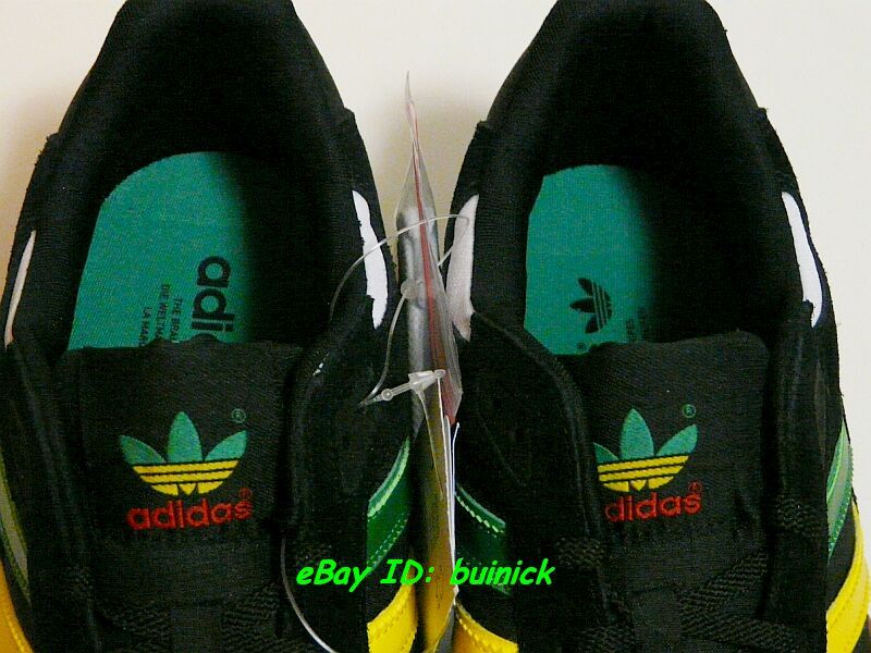 ZX 750 Trainers Black Rasta Suede Nylon running 800 new UK8.5