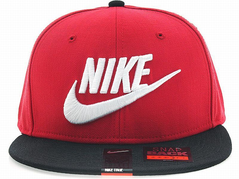 NIKE FUTURA TRUE 2 SNAPBACK CAP Red-Black embroidery logo hip hop hat ...